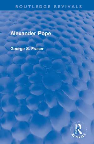 Alexander Pope de G.S. Fraser