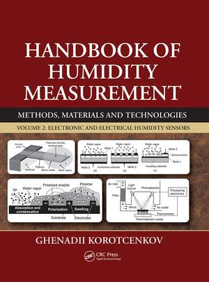 Handbook of Humidity Measurement, Volume 2: Electronic and Electrical Humidity Sensors de Ghenadii Korotcenkov