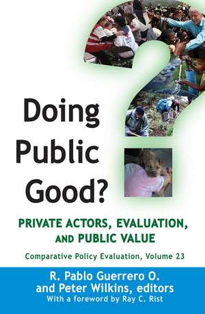 Doing Public Good?: Private Actors, Evaluation, and Public Value de R. Pablo Guerrero O.