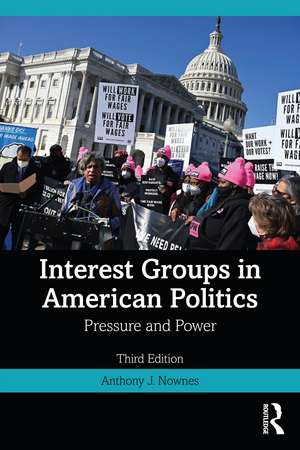 Interest Groups in American Politics: Pressure and Power de Anthony J. Nownes