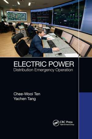 Electric Power: Distribution Emergency Operation de Chee-Wooi Ten