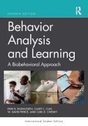 Behavior Analysis and Learning de Carl D. Cheney