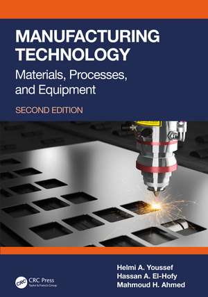 Manufacturing Technology: Materials, Processes, and Equipment de Helmi A. Youssef