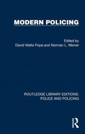 Modern Policing de David Watts Pope
