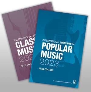 The International Who's Who in Classical/Popular Music Set 2023 de Europa Publications