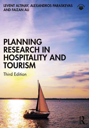 Planning Research in Hospitality and Tourism de Levent Altinay