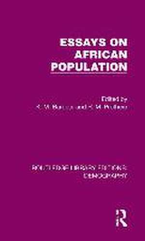 Essays on African Population de K. M. Barbour