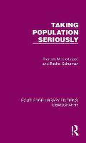 Taking Population Seriously de Frances Moore-Lappe