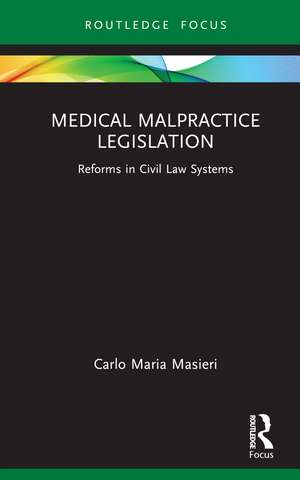 Medical Malpractice Legislation: Reforms in Civil Law Systems de Carlo Maria Masieri