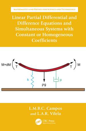 Linear Partial Differential and Difference Equations and Simultaneous Systems with Constant or Homogeneous Coefficients de Luis Manuel Braga da Costa Campos