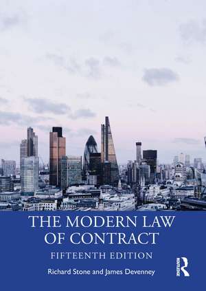 The Modern Law of Contract de Richard Stone