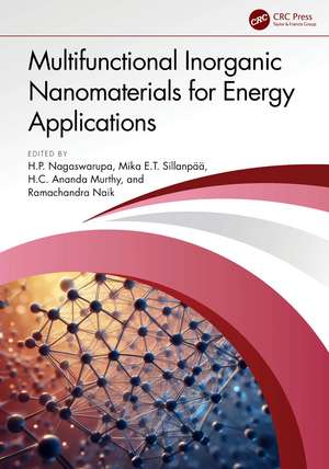 Multifunctional Inorganic Nanomaterials for Energy Applications de H.P. Nagaswarupa