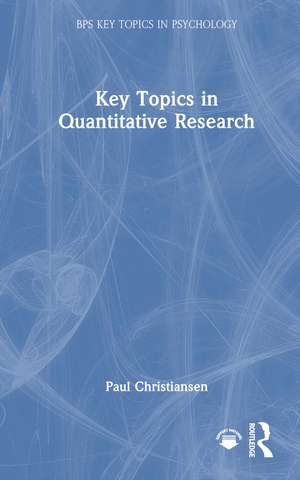 Key Topics in Quantitative Research de Paul Christiansen
