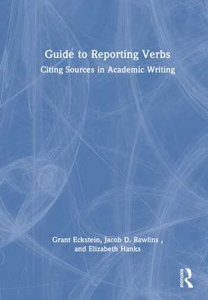 Guide to Reporting Verbs de Elizabeth Hanks