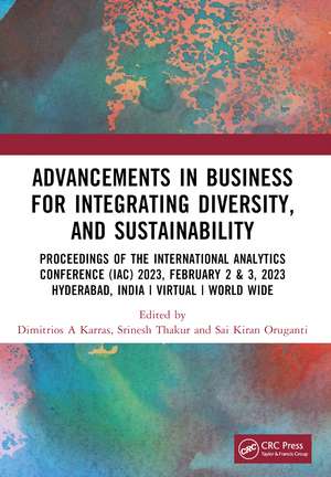 Advancements in Business for Integrating Diversity, and Sustainability: Towards a More Equitable and Resilient Businesses in the Developing World de Dimitrios A Karras