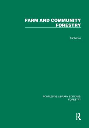 Farm and Comunity Forestry de Gerald Foley