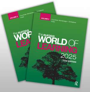 The Europa World of Learning 2025 de Europa Publications