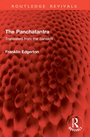 The Panchatantra: Translated from the Sanskrit de Franklin Edgerton