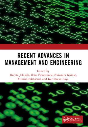 Recent Advances in Management and Engineering: Proceedings ofRecent Advances in Management and Engineering de Ilona Paweloszek