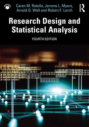 Research Design and Statistical Analysis de Caren M. Rotello