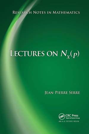 Lectures on N_X(p) de Jean Pierre Serre