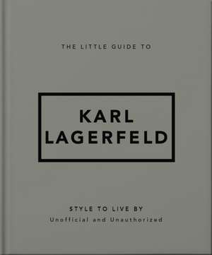 The Little Guide to Karl Lagerfeld de Orange Hippo!