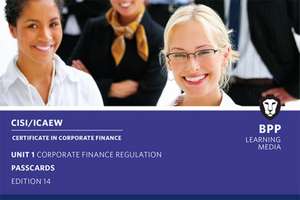 CISI Certificate in Corporate Finance - Regulation v18 de BPP Learning Media