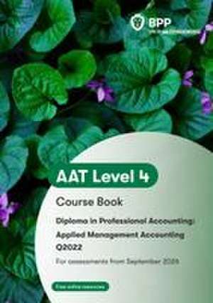 AAT Applied Management Accounting de Bpp Learning Media