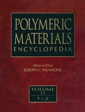 Polymeric Materials Encyclopedia, Twelve Volume Set de Joseph C. Salamone