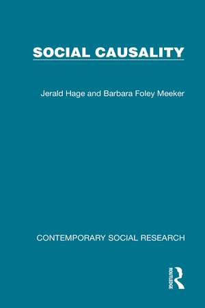 Social Causality de Jerald Hage