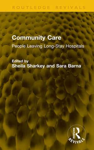 Community Care de Sara Barna