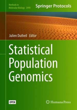 Statistical Population Genomics de Julien Y. Dutheil