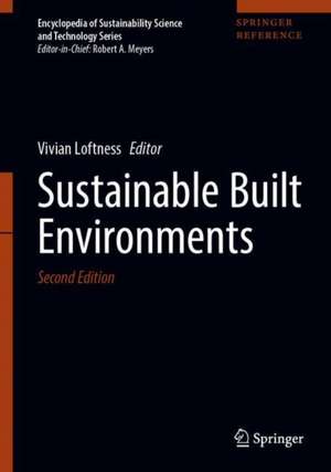 Sustainable Built Environments de Vivian Loftness