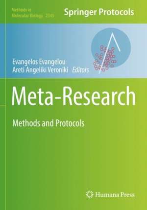 Meta-Research: Methods and Protocols de Evangelos Evangelou