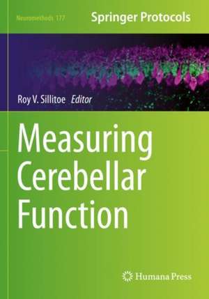 Measuring Cerebellar Function de Roy V. Sillitoe