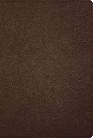 KJV Large Print Thinline Bible, Holman Handcrafted Collection, Brown Premium Goatskin de Holman Bible Publishers