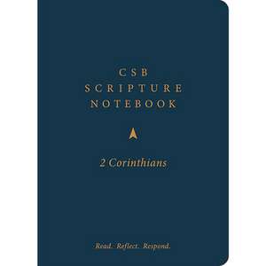 CSB Scripture Notebook, 2 Corinthians de Csb Bibles By Holman