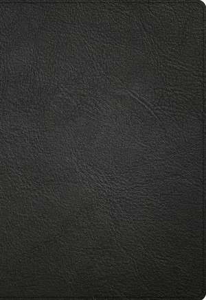 NASB Super Giant Print Reference Bible, Black Genuine Leather de Holman Bible Publishers