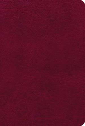 NASB Large Print Compact Reference Bible, Burgundy Leathertouch de Holman Bible Publishers