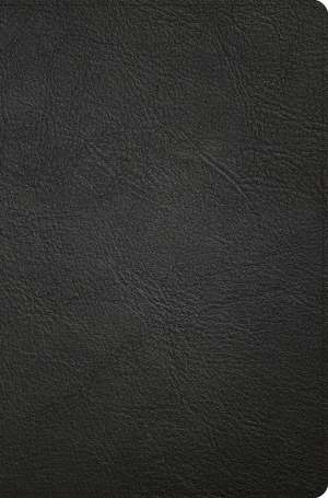 NASB Giant Print Reference Bible, Black Genuine Leather, Indexed de Holman Bible Publishers