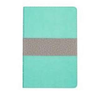 CSB Thinline Reference Bible, Mint/Gray Leathertouch de Csb Bibles By Holman