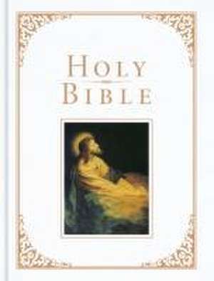 KJV Family Bible, Deluxe White Bonded Leather Over Board de Holman Bible Publishers