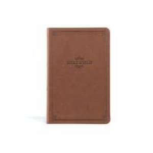 KJV Thinline Bible, Value Edition, Brown Leathertouch de Holman Bible Publishers