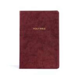 KJV Rainbow Study Bible, Burgundy Leathertouch de Holman Bible Publishers