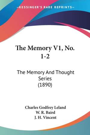 The Memory V1, No. 1-2 de Charles Godfrey Leland