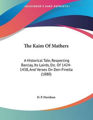 The Kaim Of Mathers de D. P. Davidson