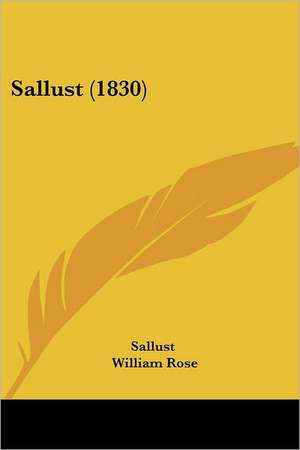 Sallust (1830) de Sallust