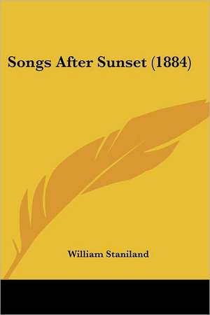 Songs After Sunset (1884) de William Staniland