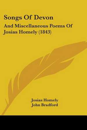 Songs Of Devon de Josias Homely