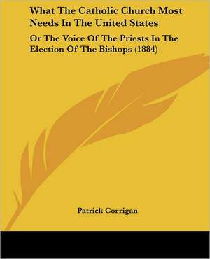 What The Catholic Church Most Needs In The United States de Patrick Corrigan